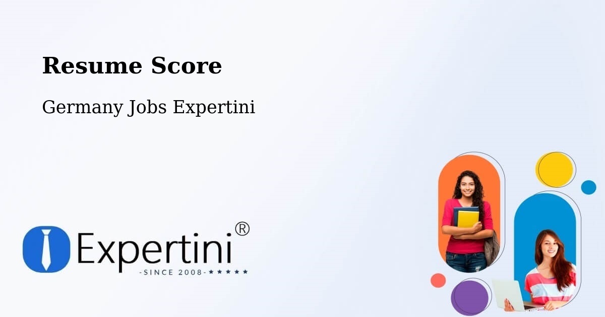 Resume Score & Job Description Match Tool – Eichenbarleben - Germany Jobs Expertini